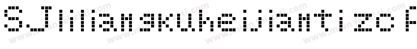 SJliliangkuheijianti zc Regular字体转换
